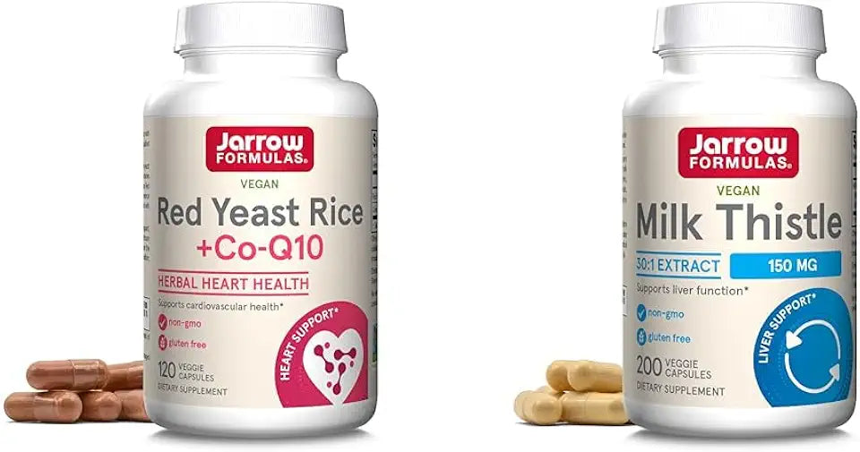Red Yeast Rice 1200 mg & Co-Q10 100 mg 120 Veggie Caps Y4909