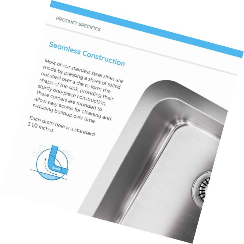 Undermount Stainless Steel Kitchen Sink W810520