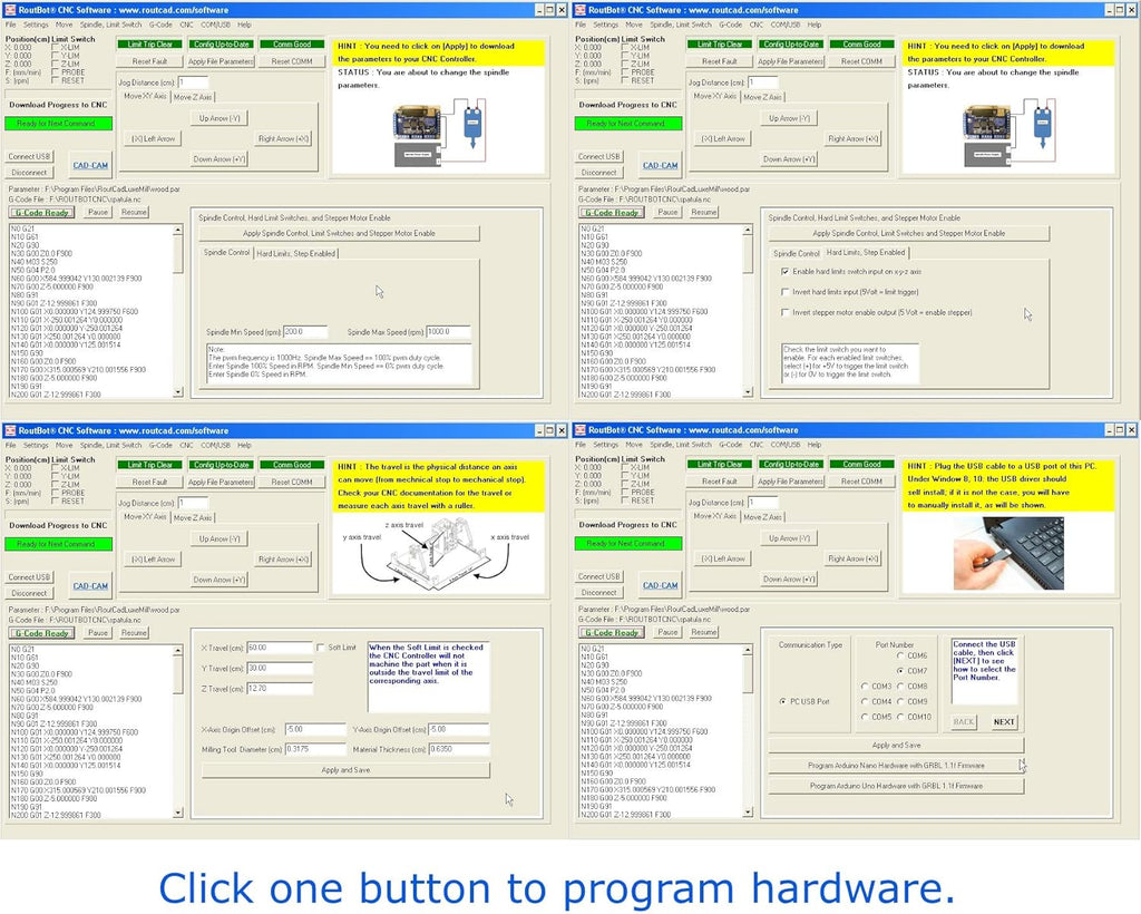 CNC Mill Software with Tutorial Videos, Pack of 2 Q121