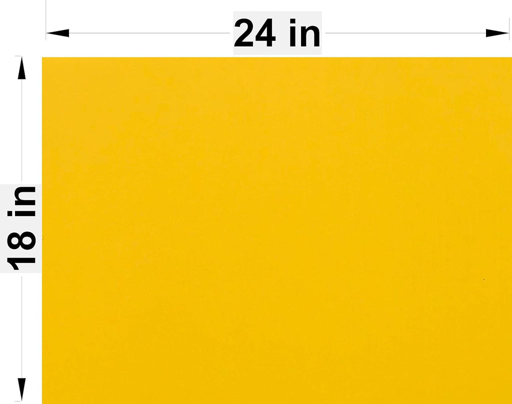 Yellow Signs 18''x24'' x 4 MM & 20 Stake Double H 10''x30'' x 9 Gauge Wire Stake Pack of 2 G9918