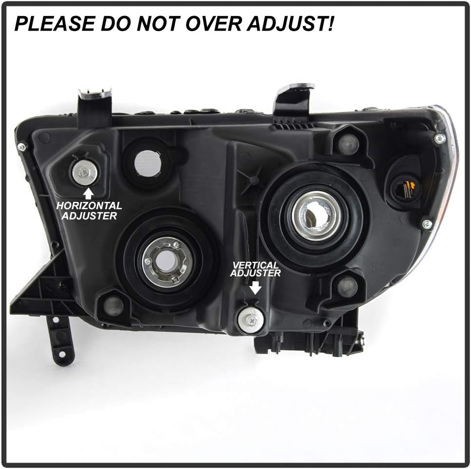 2007-2013 Toyota Tundra 2008-2017 Sequoia Headlights Driver + Passenger Side S520943
