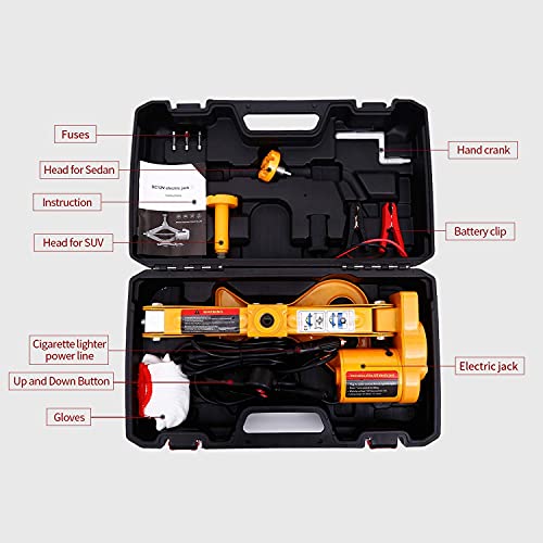3 Ton 12V Electric Car Jack with Carrying Case W66329