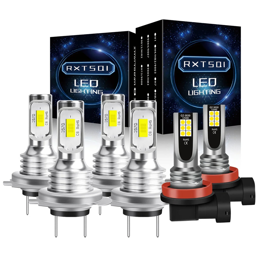 Combo LED Headlight + Fog Light Bulbs Kit I5286