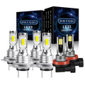 Combo LED Headlight + Fog Light Bulbs Kit I5286