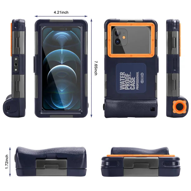 Waterproof Protective Case for Samsung Galaxy A12 and Phones Up to 6.9 Inch with Lanyard I883