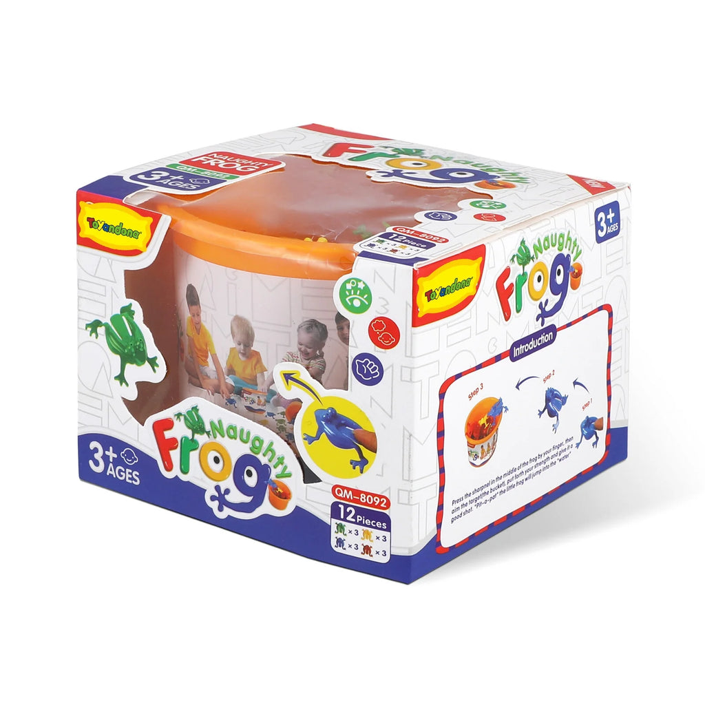 Jumping Leap Frogs Toy with Bucket A1486