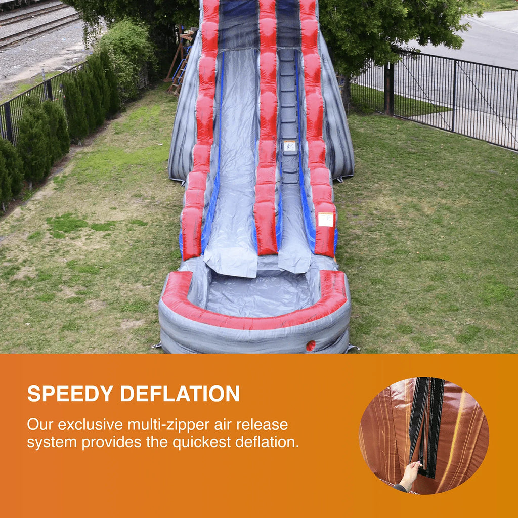 Inflatable Water Slide with Splash Pool J252193
