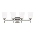 4 Light Bath Bracket Satin Nickel T6198