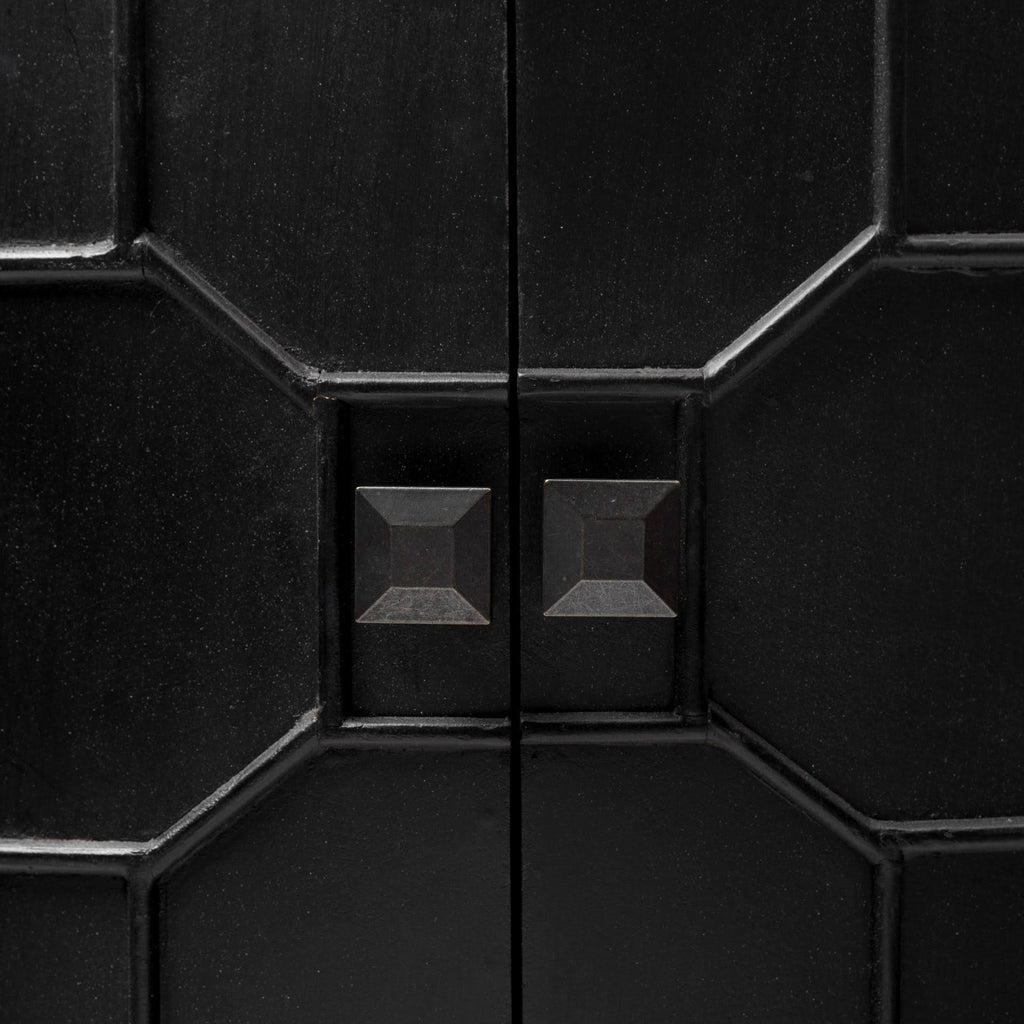 Black Wood Cabinet U553273