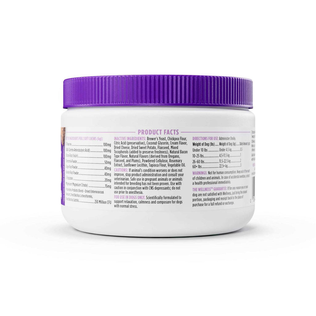 Cheese Flavored Soft Chews Calming Supplements for Dogs N86287
