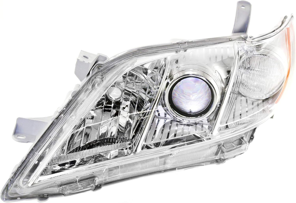 Chrome Housing Amber Reflector Clear Lens Headlight K79401