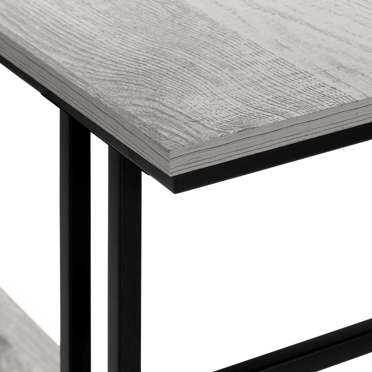 Narrow Grey Metal Accent Table G182