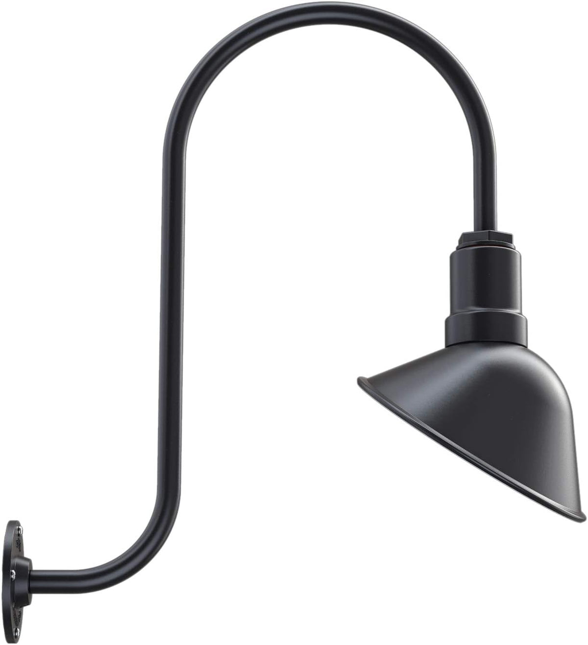 Galvanized Exterior 9 inch Dome 11 inch Gooseneck Store Sign Light H109