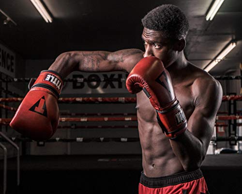 Blood Red Leather Training Gloves E610299