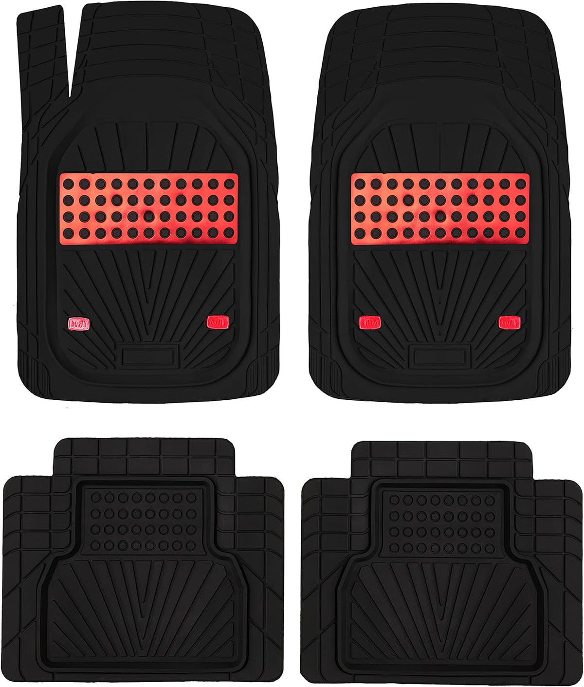 Red SUV Car Automotive Floor Mat 5-Piece Set S87201