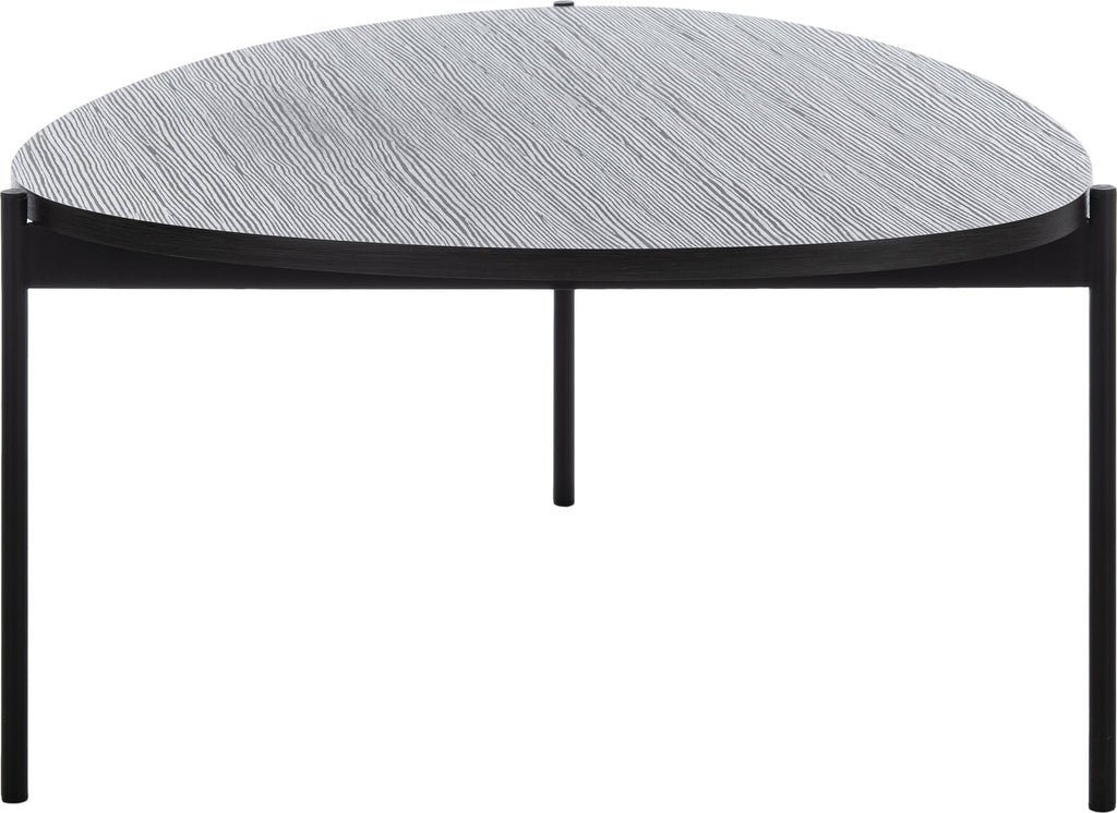 Dark Grey Oak/Black Coffee Table P826