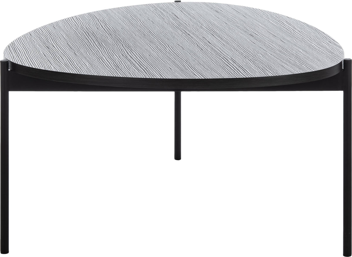 Dark Grey Oak/Black Coffee Table P826