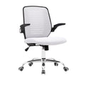 White Mesh Back Height Adjustable Office Chair I288