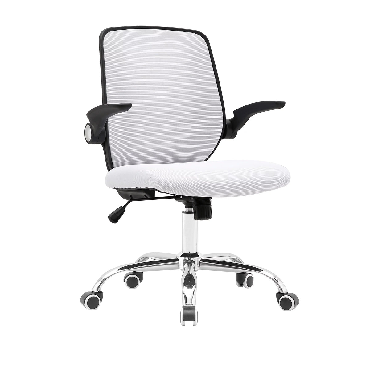 White Mesh Back Height Adjustable Office Chair I288