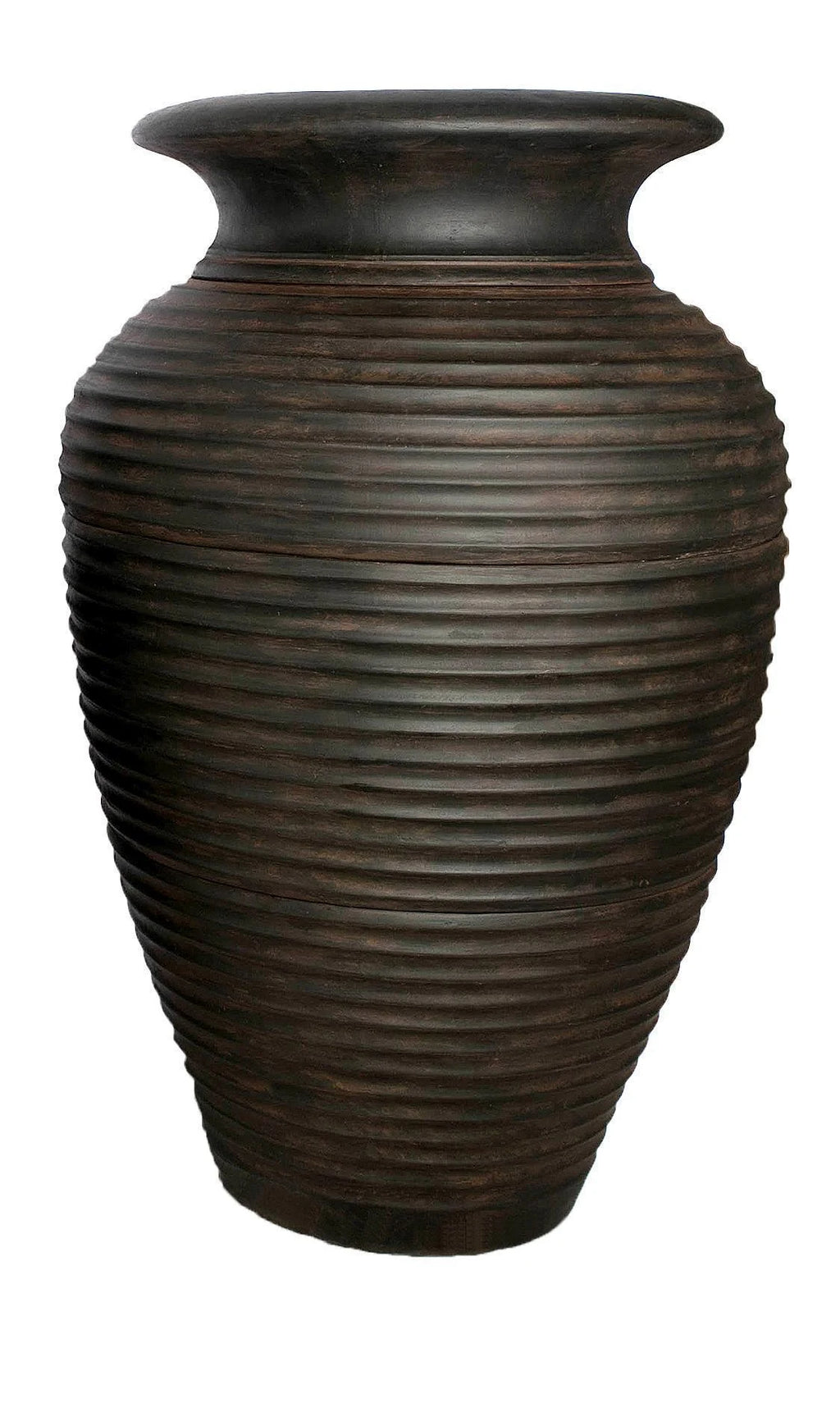 Large Rippled Urn Z63220
