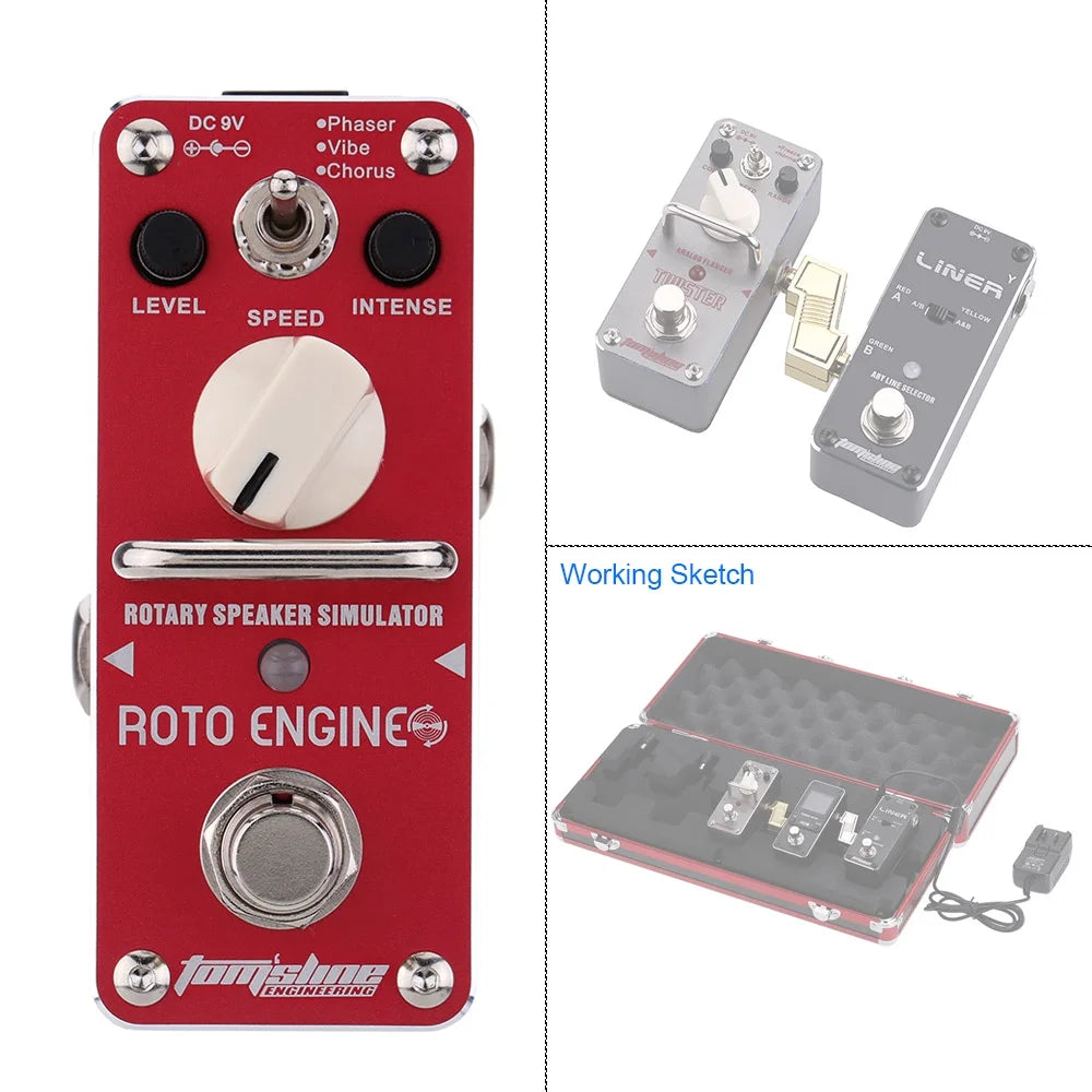 Mini Single Electric Guitar Effect Pedal with True Bypass S442