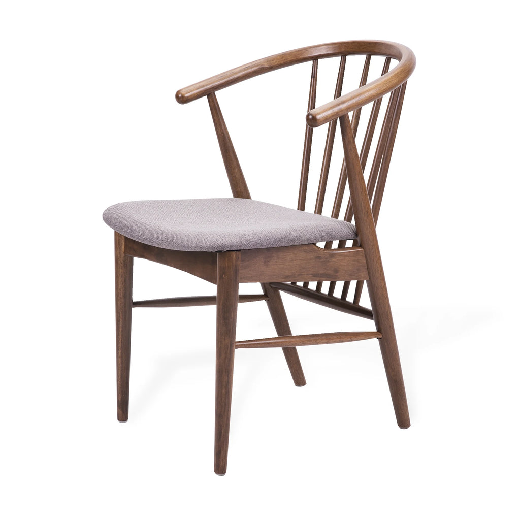Solid Wood Dining Room Set of 6 with Padded Seat B172