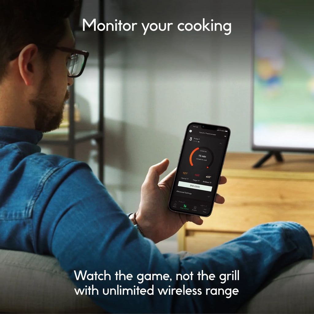 Wireless Meat Thermometer with Smart Hub Y4494