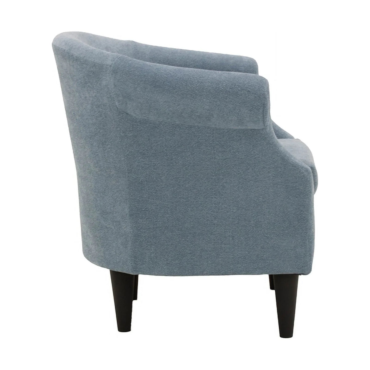 Light Blue Polyester Fabric Chair E250