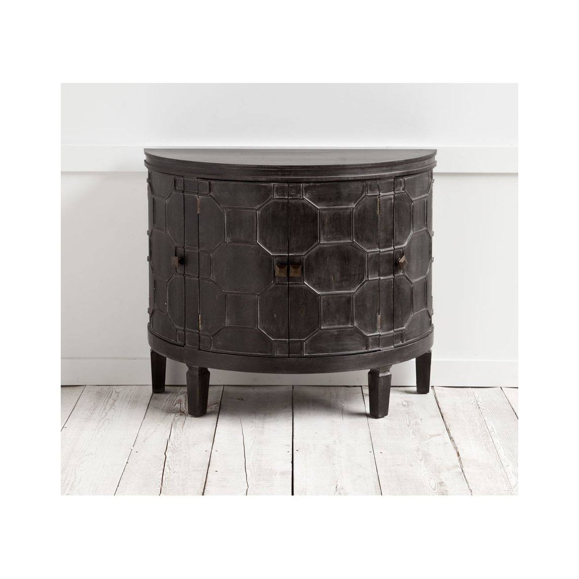 Black Wood Cabinet U553273