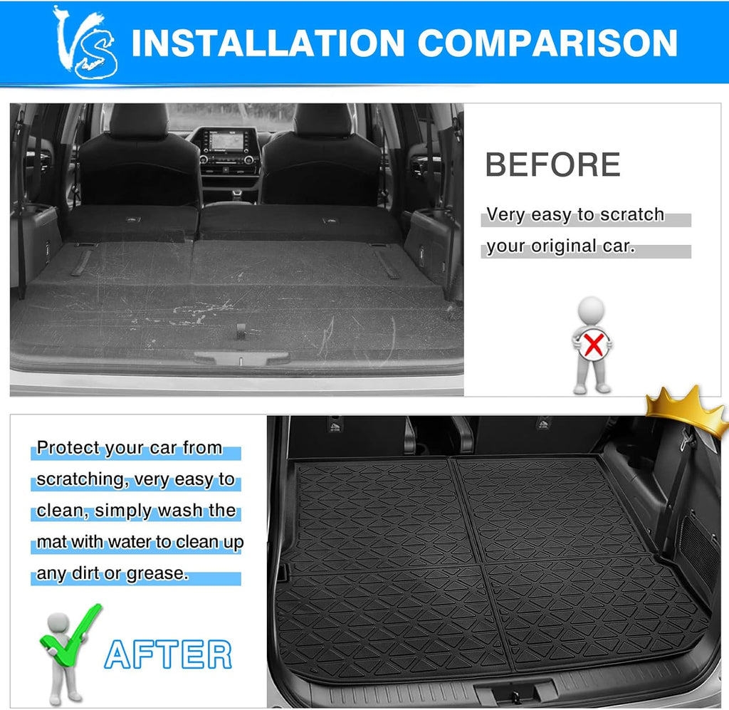 Cargo Mat Black TPO Pack of 2 H925