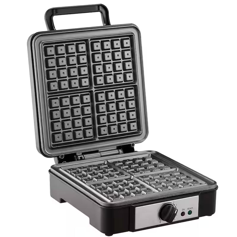 1200-Watts Non-Stick Stainless Steel Waffle Maker H407