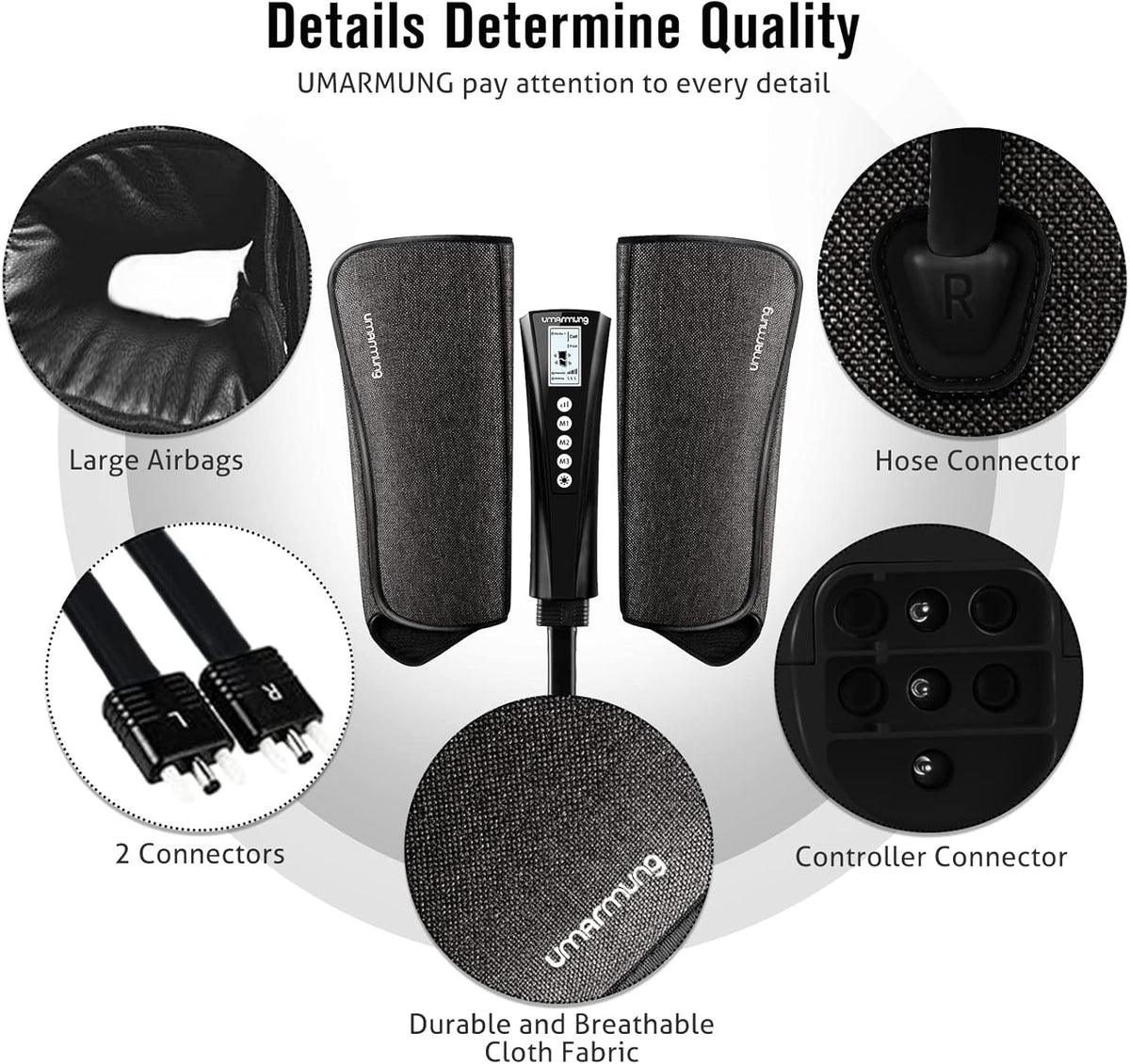 Air Compression Calf Massager with Heat B599122