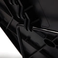 Set of 2 Black Adjustable Computer Table B58928