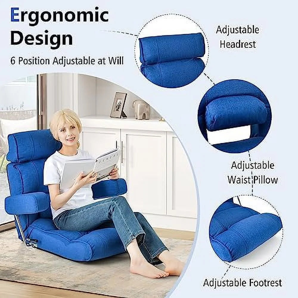 Adjustable Folding Sofa Chair with Backrest Armrest C66664