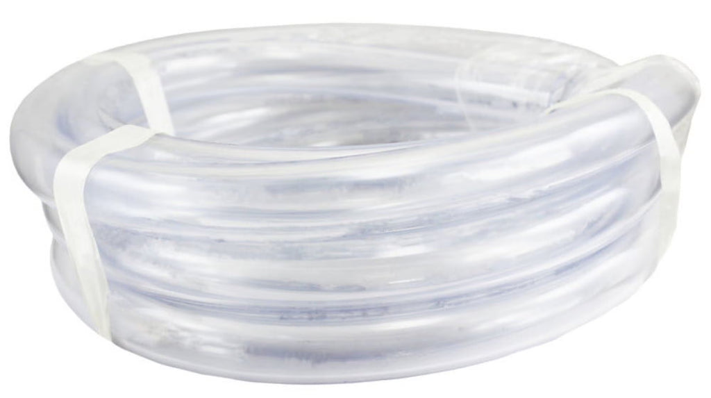 25 ft x 1/2 ID Clear Flexible PVC Tubing Vinyl Hose Q31874
