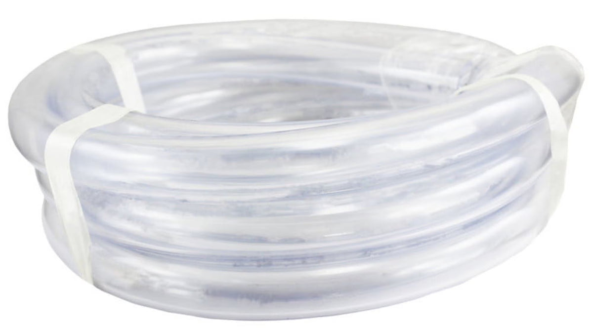 25 ft x 1/2 ID Clear Flexible PVC Tubing Vinyl Hose Q31874