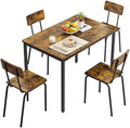 3 Piece Metal and Wood Table and Stools Set I5792