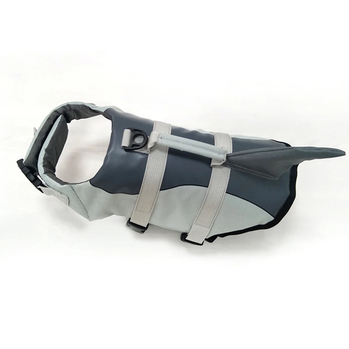 Dog Pet Shark Swimsuit Vest Safety Wear Preserver For Water Safety Device P331372