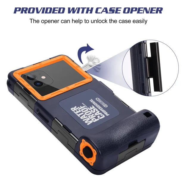 Waterproof Protective Case for Samsung Galaxy A12 and Phones Up to 6.9 Inch with Lanyard I883