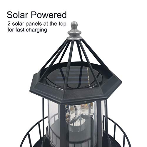 LED Solar Powered Lighthouse Waterproof Light K94916