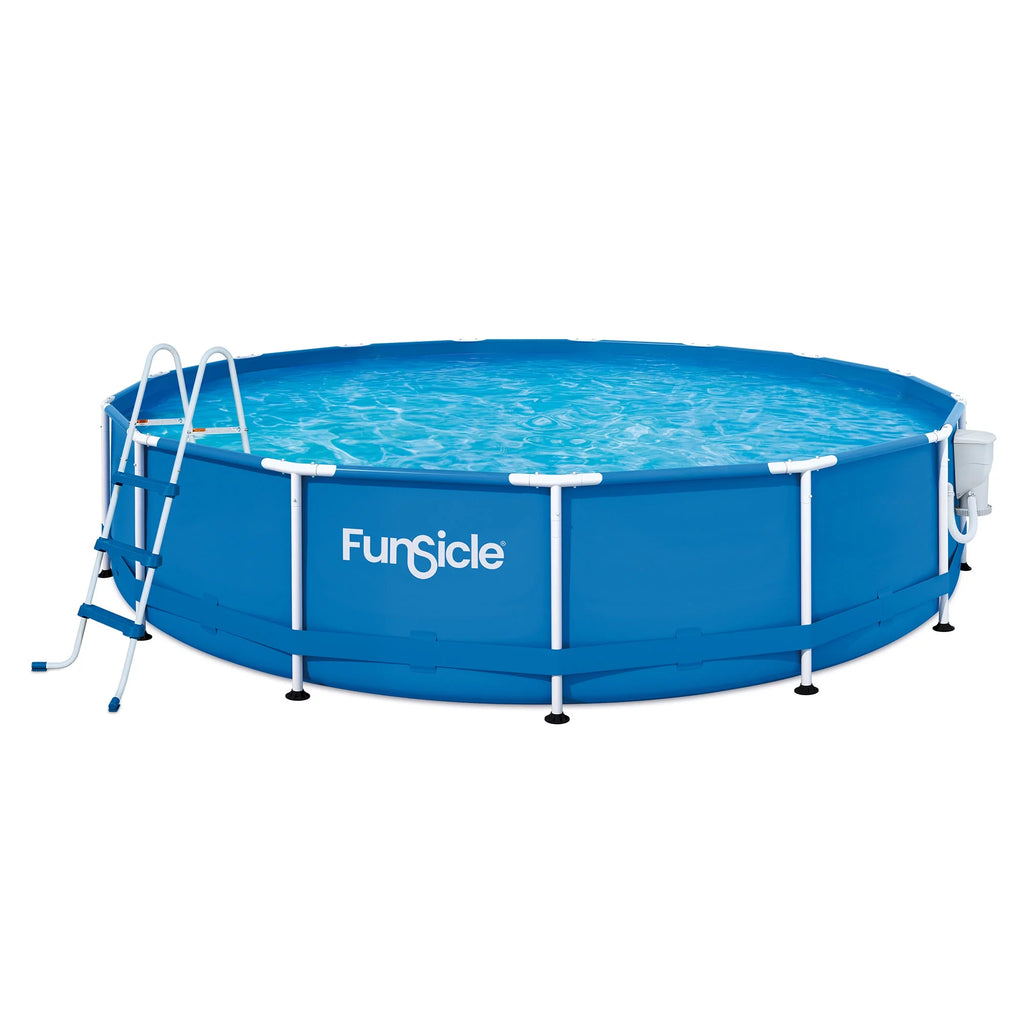8'x30 Round Frame Above Ground Swimming Pool Set E28425