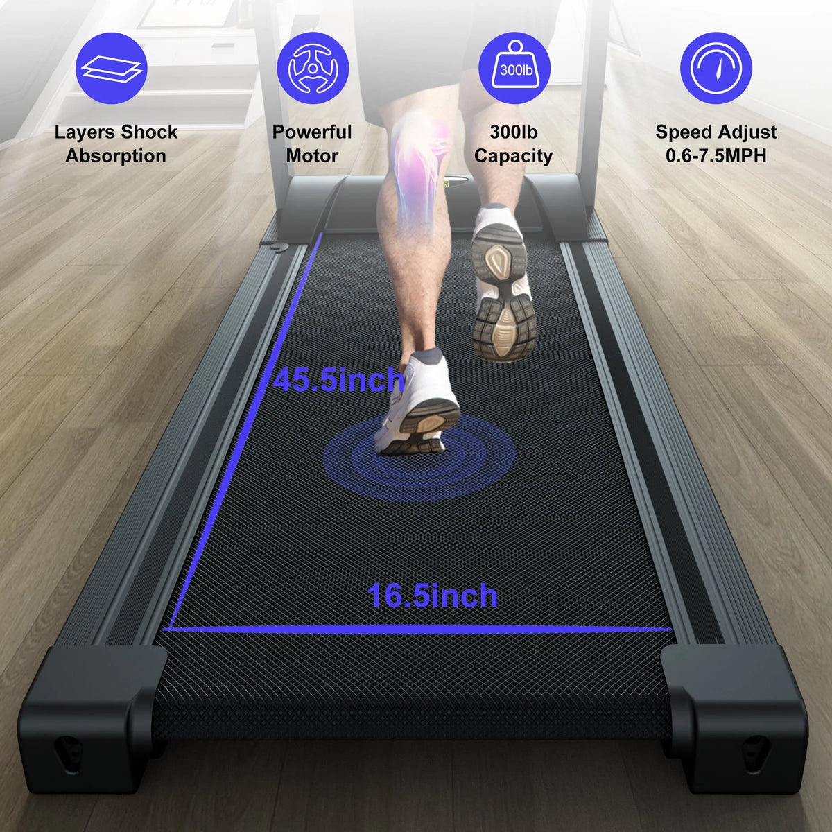 2.5HP Folding Treadmill K11707