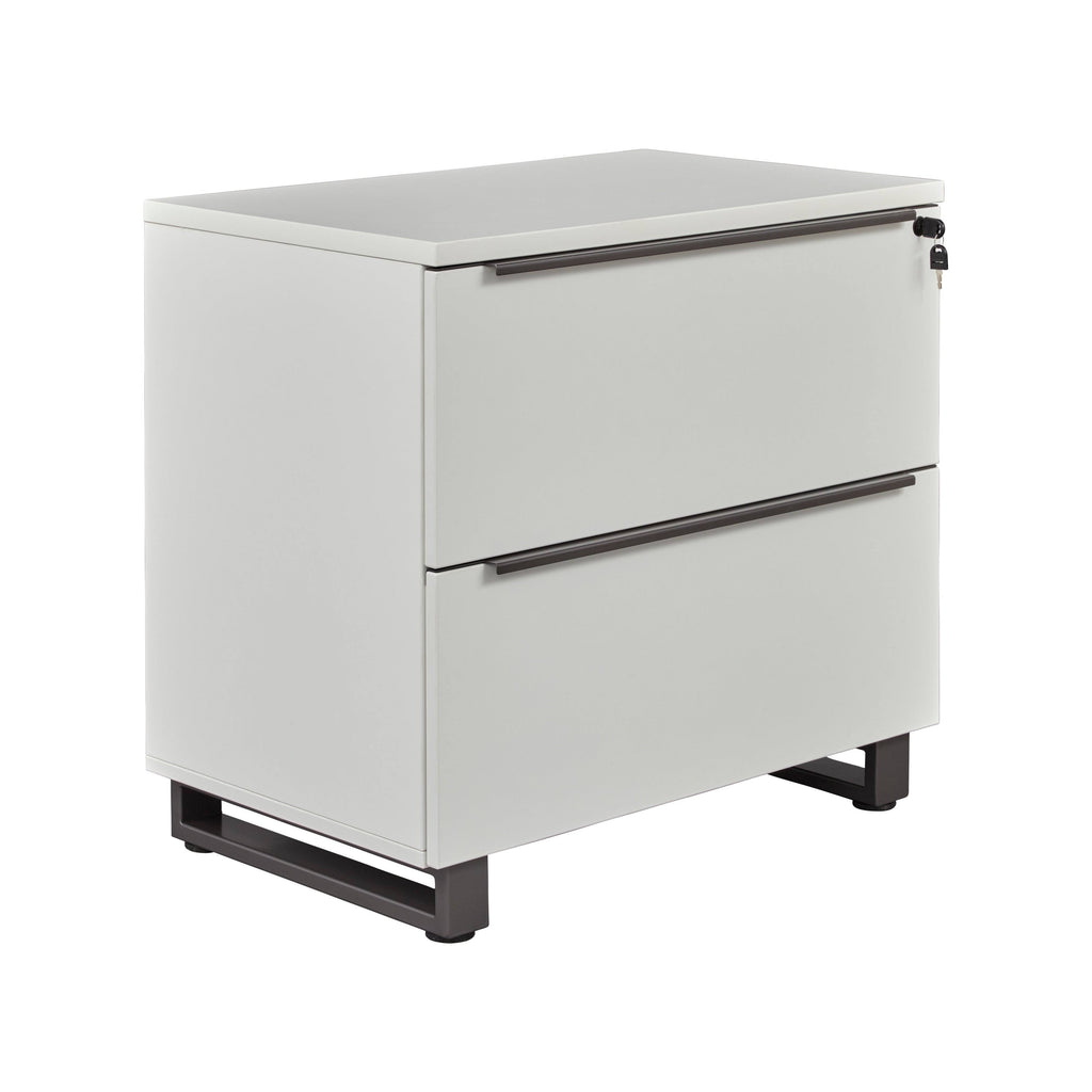 White Lateral File Cabinet J4317