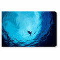 Blue Green Sea Turtle Canvas Art Y69385