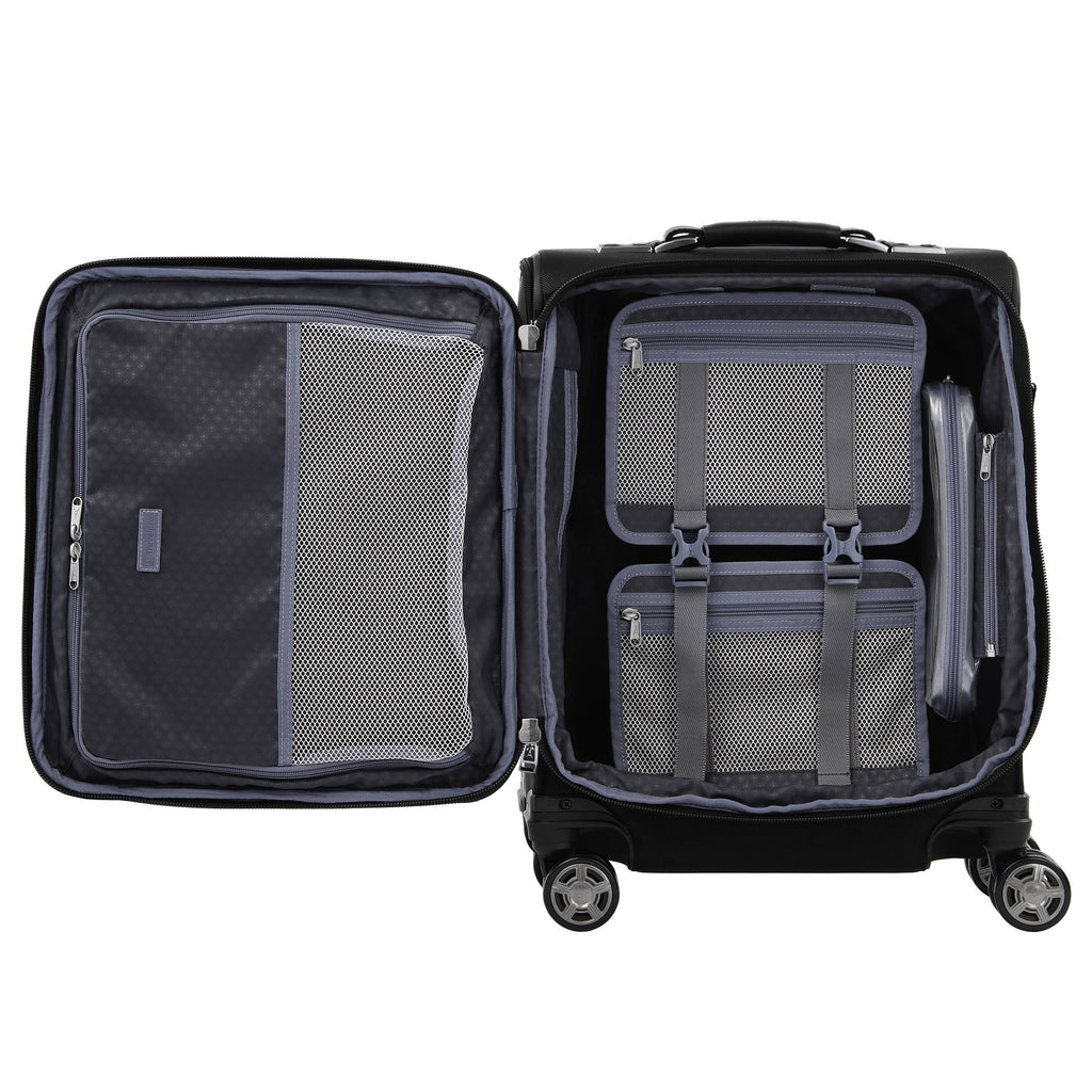 Shadow Black Expandable Carry On Spinner G911006
