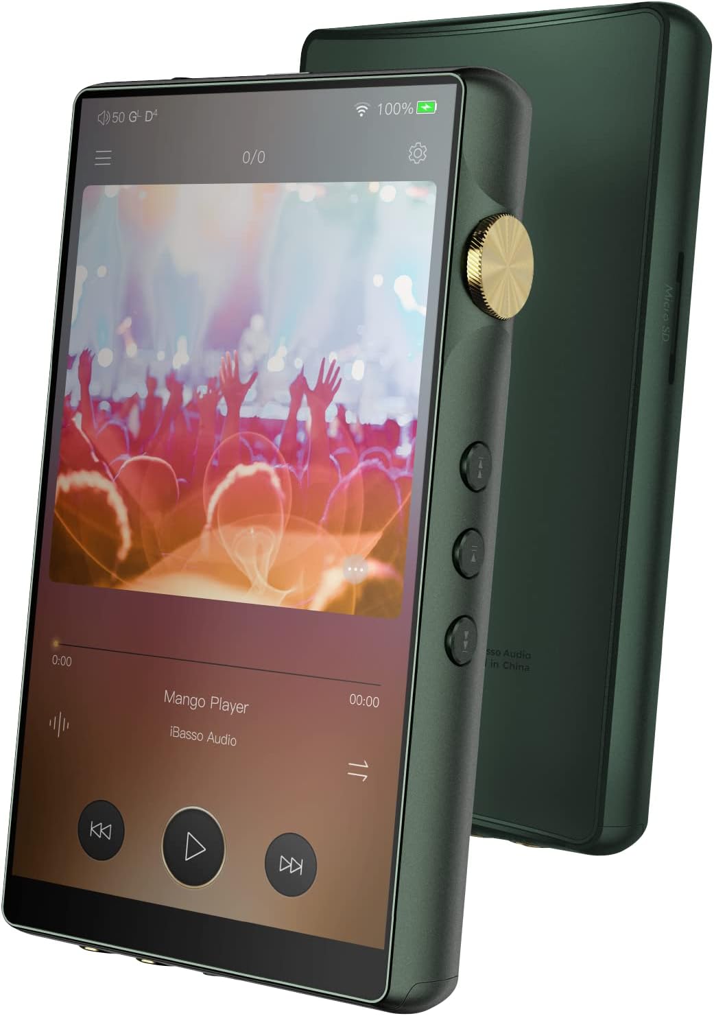 Black Digital Audio Player with Bluetooth J16730