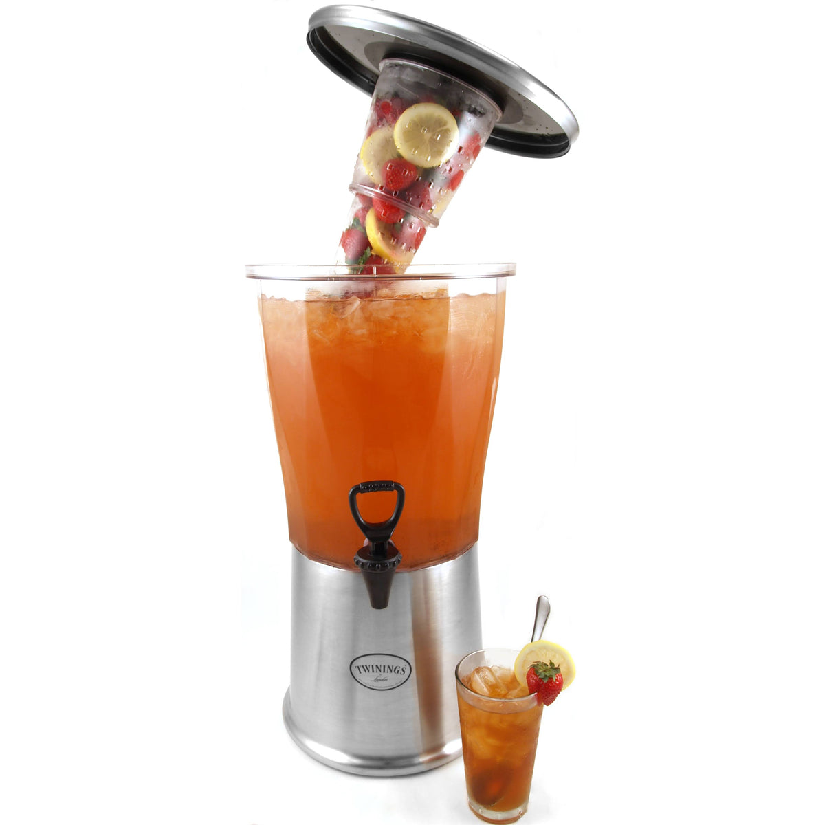 3 Gallon Stainless Steel Beverage Dispenser H206