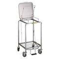 Gray Laundry Hamper Cart, 3.5 Cu ft O34150