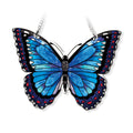 Blue Morpho Butterfly Medium Suncatcher L27605