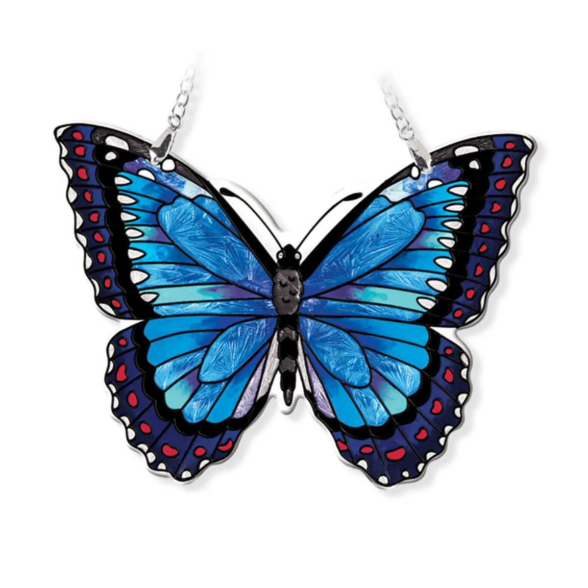 Blue Morpho Butterfly Medium Suncatcher L27605